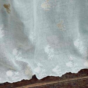 Embroidered Linen Panel