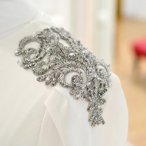 Beaded Shoulder Applique